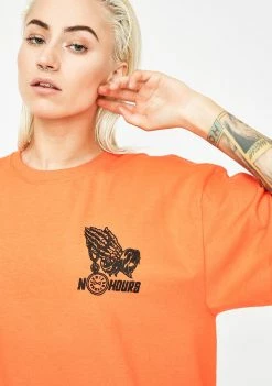 No Hours Tops Pray Graphic Tee