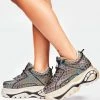 Buffalo London Multi Dot Metallic Classic Low Leather Platform Sneakers
