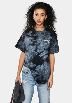 No Hours Always Watching Tie Dye Graphic Tee