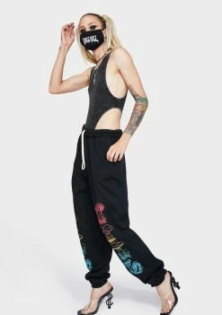 No Hours All Caps Jogger Sweatpants Bottoms