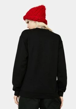 No Hours Tops Midnight Run Crew Sweatshirt