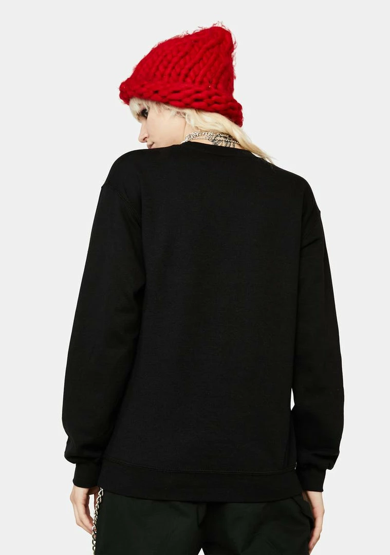 No Hours Tops Midnight Run Crew Sweatshirt