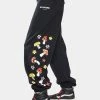 No Hours Black Shroom Graphic Sweatpants Bottoms