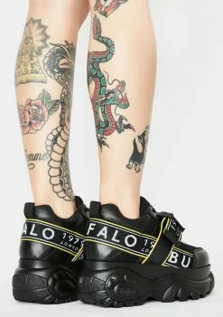 Buffalo London Galip Leather Platform Sneakers Platforms