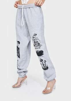 No Hours Bottoms Grey These Days Jogger Sweatpants