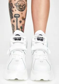 Buffalo London Icy Classic High Patent Leather Sneakers