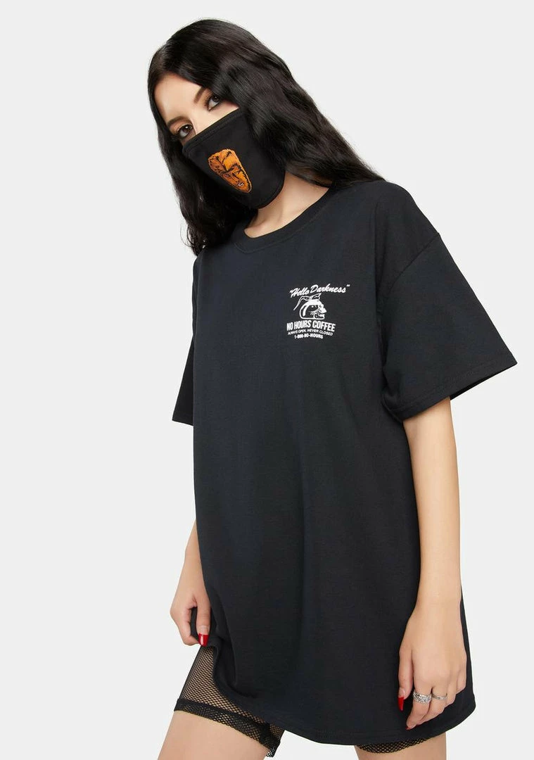 No Hours Tops Hello Graphic Tee