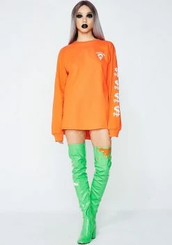 No Hours Debt Snake Long Sleeve Tops