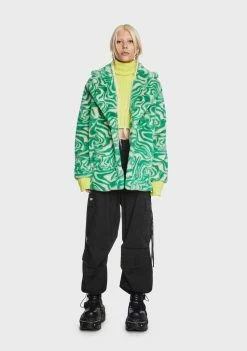 Girlfriend Material Swirl Hendrix Faux Fur Coat Faux Fur Jacket